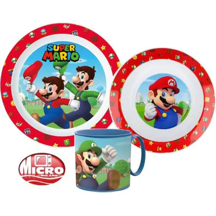 Super Mario set posuđa, set mikro plastike fotografija proizvoda