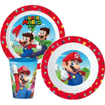 Super Mario set posuđa, mikro plastični set fotografija proizvoda