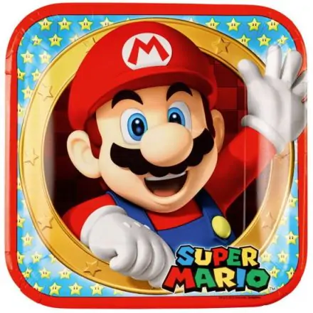 Super Mario papirnati tanjuri 8 komada 23 cm fotografija proizvoda