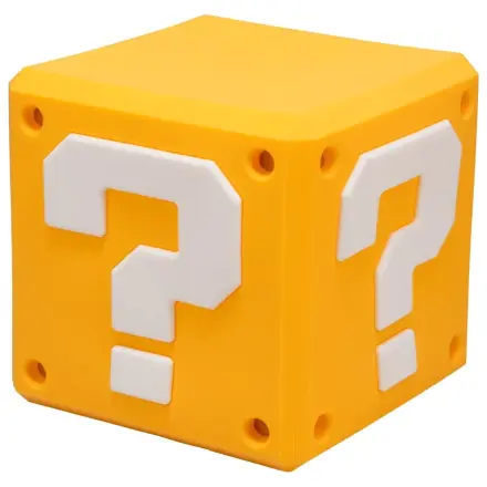 Super Mario SquishyGlo Silikonski svjetleći Upitnik Blok 13 cm fotografija proizvoda