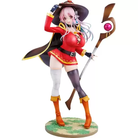 Super Sonico x Konosuba PVC kip 1/7 Super Sonico Megumin suradnička verzija 25 cm fotografija proizvoda