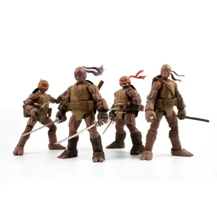 Teenage Mutant Ninja Turtles BST AXN akcijske figure set od 4 Zombie kornjače (IDW Comics) 13 cm termékfotója