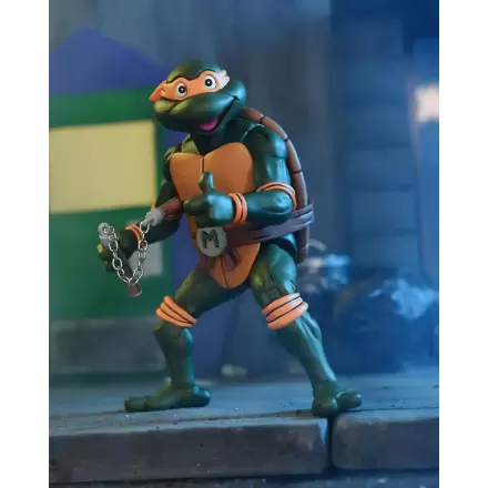 Teenage Mutant Ninja Turtles (Cartoon) Akcijska Figura Ultimate Michelangelo VHS 18 cm termékfotója