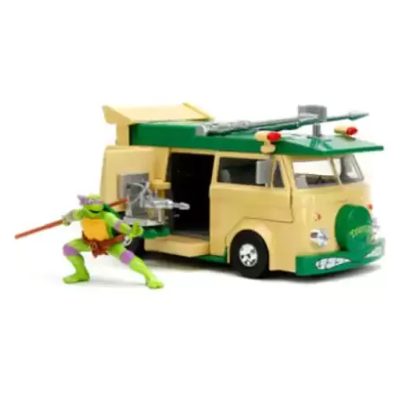 Teenage Mutant Ninja Turtles Diecast Model 1/24 Donatello & Party Vozilo termékfotója