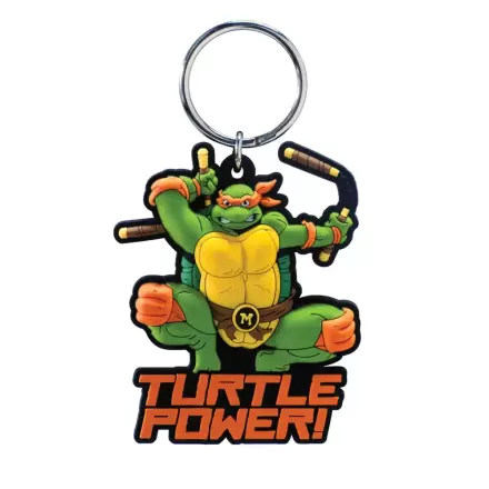 Teenage Mutant Ninja Turtles Soft Touch PVC kopča za torbu Michelangelo fotografija proizvoda