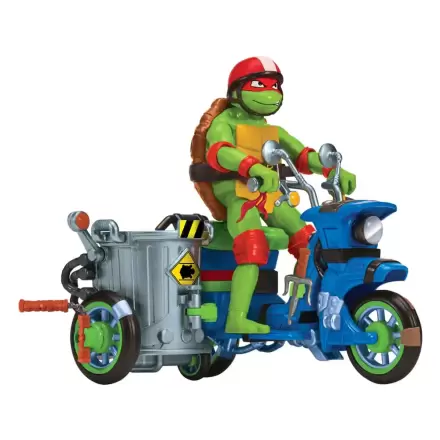 Teenage Mutant Ninja Turtles: Mutant Mayhem Akcijska figura Raphael & Skuter sa bočnom prikolicom 11 cm fotografija proizvoda