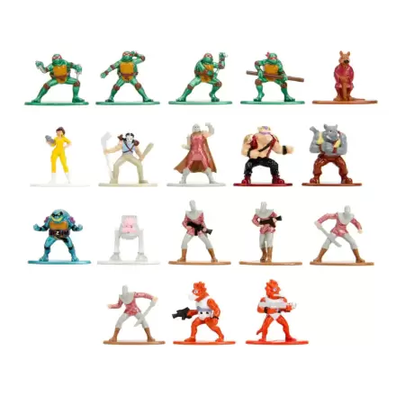 Teenage Mutant Ninja Turtles Nano Metalfigs Diecast Mini Figure 18-Pack Wave 2 4 cm termékfotója