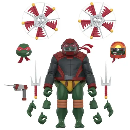 Teenage Mutant Ninja Turtles Ultimates Akcijska figura Val 14 Raphael (Road Gear) fotografija proizvoda