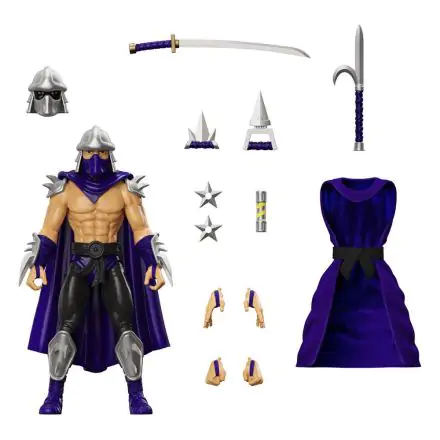 Teenage Mutant Ninja Turtles Ultimates akcijska figura Shredder (Silver Armor) 18 cm fotografija proizvoda
