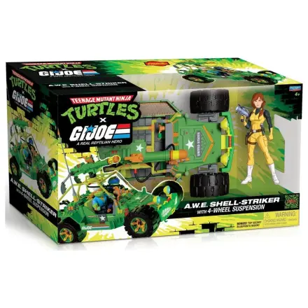 Teenage Mutant Ninja Turtles x G.I. Joe Crossover Classics vozilo A.W.E. Shell-Striker s figuricom fotografija proizvoda
