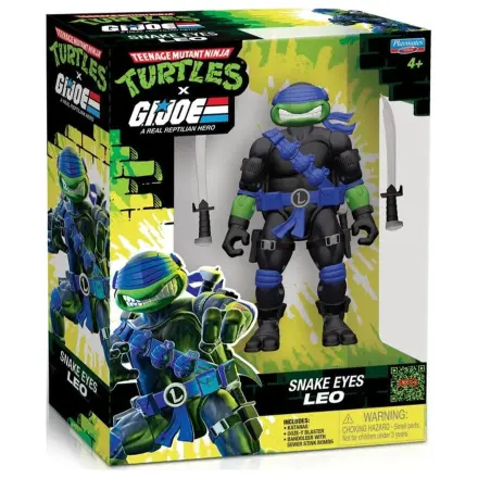 Teenage Mutant Ninja Turtles x G.I. Joe Crossover Classics akcijska figura Leonardo x Snake Eyes 12 cm fotografija proizvoda