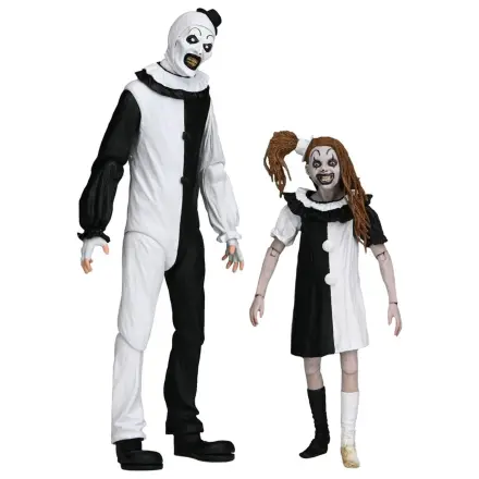 Terrifier 2 2-Pack akcijske figure Ultimate Art the Clown & Little Pale Girl 18 cm fotografija proizvoda