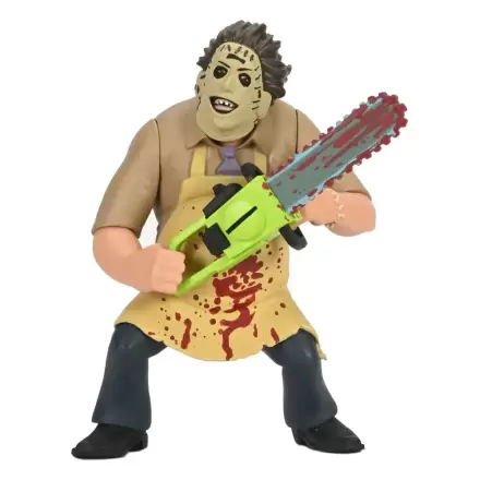 Texas Chainsaw Massacre Toony Terrors akcijska figura 50. obljetnica Leatherface (Bloody) 15 cm termékfotója