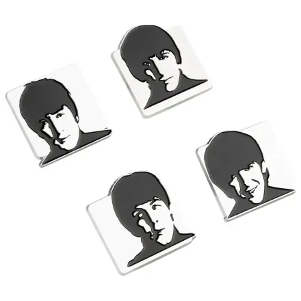The Beatles set od 4 bedža fotografija proizvoda