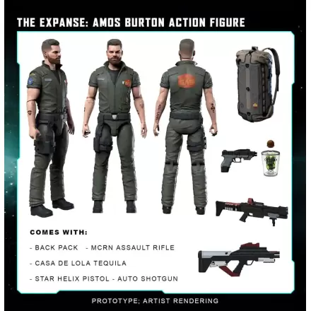 The Expanse akcijska figura Amos Burton 20 cm fotografija proizvoda