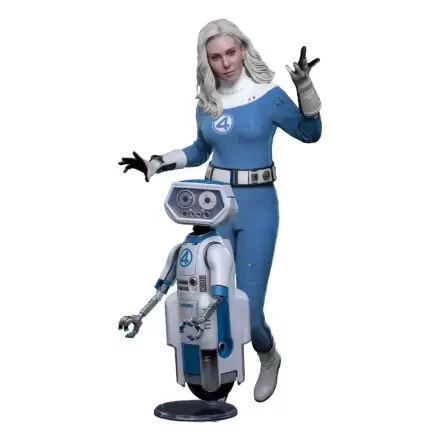 The Fantastic Four: First Steps Movie Masterpiece Figurica 2-pak 1/6 Invisible Woman & H.E.R.B.I.E. 28 cm fotografija proizvoda