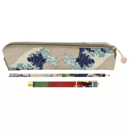 The Great Wave of Kanagawa Hokusai Set pernica, kemijska olovka i olovka fotografija proizvoda
