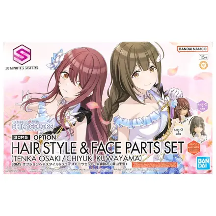 The Idolmaster 30MS Option Hair Style & Face Parts Set Model Kit fotografija proizvoda