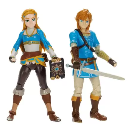 The Legend of Zelda akcijska figura 2-Pack Princess Zelda, Link 10 cm fotografija proizvoda