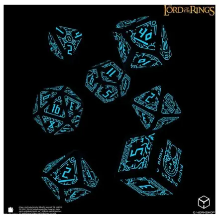 The Lord of the Rings Set kocki od 7 Moria (Glow in the Dark) fotografija proizvoda