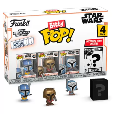 Blister pakiranje 4 figure Bitty POP Star Wars Mandalorian Heavy Mandalorian termékfotója