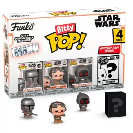 Blister pakiranje 4 figure Bitty POP Star Wars Mandalorian - Mandalorian termékfotója