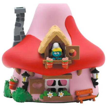 The Smurfs - Smurfette Mushroom House kasica figura 15cm fotografija proizvoda