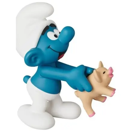 The Smurfs UDF mini figura Štrumpf s prasetom 8 cm fotografija proizvoda