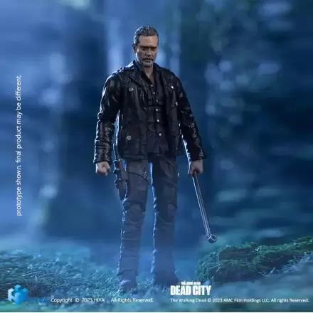 The Walking Dead Exquisite Mini akcijska figura 1/18 Dead City Negan 11 cm termékfotója