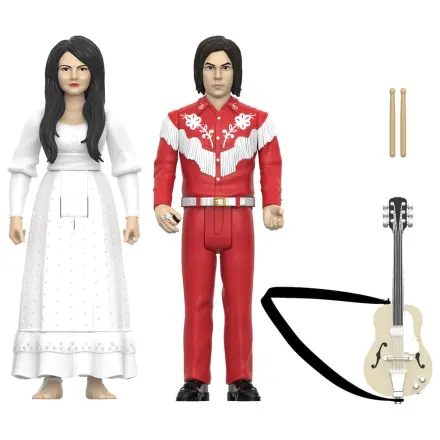 The White Stripes ReAction akcione figure 2-paket val 02 The White Stripes (Elephant) 10 cm fotografija proizvoda