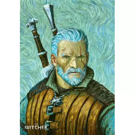 The Witcher III: Wild Hunt Game Art Chronicles Puzzle Geralt inspired by Vincent van Gogh (1000 dijelova) termékfotója