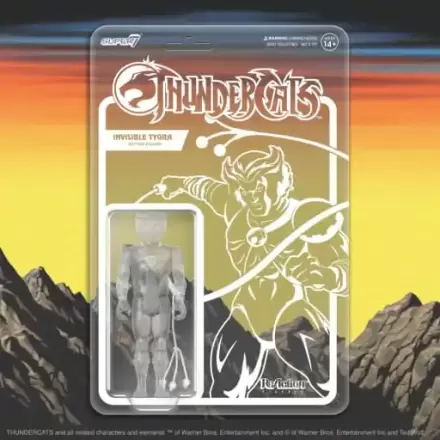 Thundercats ReAction akcijska figura Tygra (Clear) 10 cm termékfotója