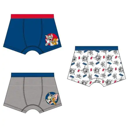 Tom and Jerry Kids' Boxer Shorts paket od 3 komada 122/128 cm fotografija proizvoda