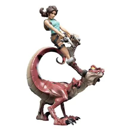 Tomb Raider Mini Epics Vinilna Figura Lara Croft & Raptor 24 cm termékfotója