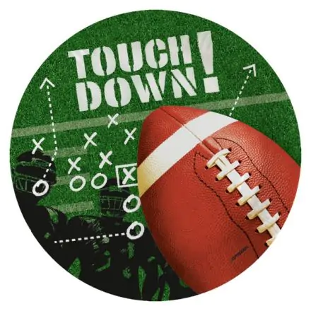 Touchdown papirnati tanjuri, 8 komada, 22,8 cm fotografija proizvoda