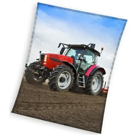 Dekica od flisa Tractor Red 130x160cm fotografija proizvoda