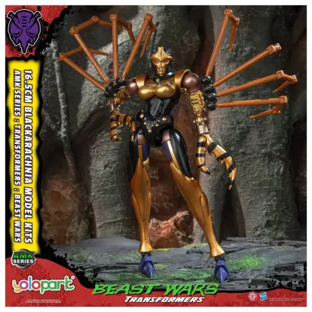 Transformers AMK Series plastični model Kit Beast Wars Blackarachnia 18 cm fotografija proizvoda