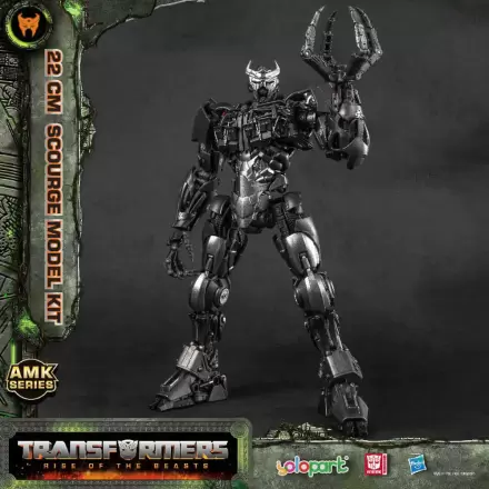 Transformers: Rise of the Beasts AMK Series plastični model komplet Scourge 22 cm termékfotója