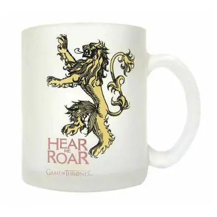 Game of Thrones Lannister prozirna staklena šalica fotografija proizvoda