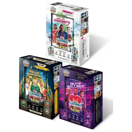 UEFA Champions League Match Attax Extra Trading Cards 2025/26 Mega limenka fotografija proizvoda