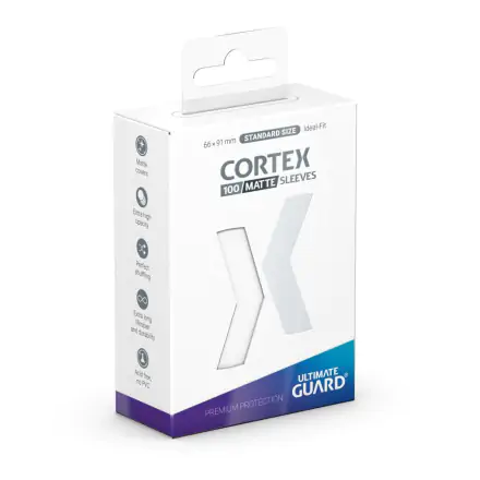 Ultimate Guard Cortex Sleeves Standard Size Matte White (100 komada) termékfotója