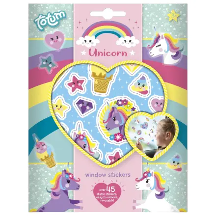 Unicorn Happy Window Cling Set fotografija proizvoda