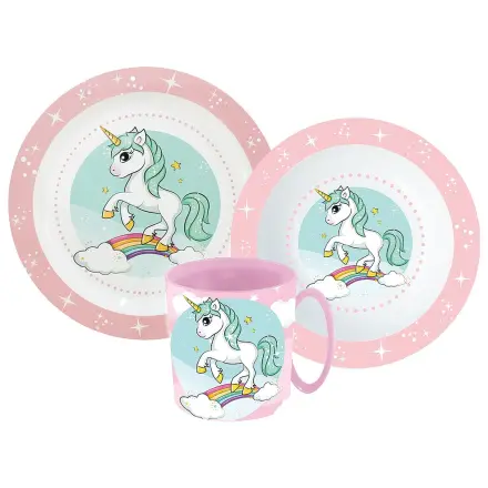 Unicorn Range set posuđa za večeru, set od mikroplastike sa šalicom fotografija proizvoda