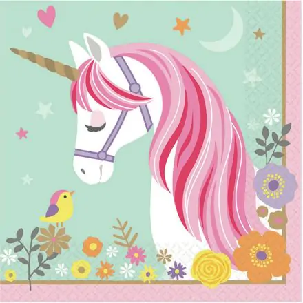 Unicorn salvete 16 komada, 33*33 cm fotografija proizvoda
