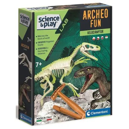 Light-Up Velociraptor Archeo Fun Arheološki set fotografija proizvoda