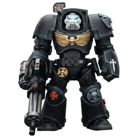 Warhammer 40,000 akcijska figura Black Templars Terminator 3 s Power Fistom i Assault Cannonom 14 cm fotografija proizvoda