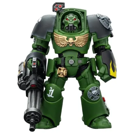 Warhammer 40,000 Akcijska figura Salamanders Terminator 3 s Power Fist i Assault Cannon 14 cm fotografija proizvoda