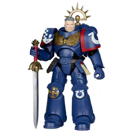 Warhammer 40,000 Total War akcijska figura 3rd Company Lieutenant (Ultramarines) 18 cm fotografija proizvoda