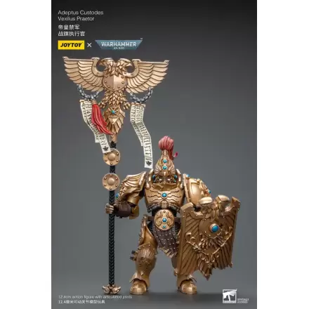 Warhammer 40k akcijska figura 1/18 Adeptus Custodes Vexilus Praetor termékfotója