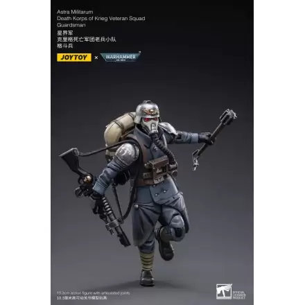 Warhammer 40k akcijska figura 1/18 Astra Militarum Death Korps of Krieg Veteran Squad Guardsman 11 cm termékfotója